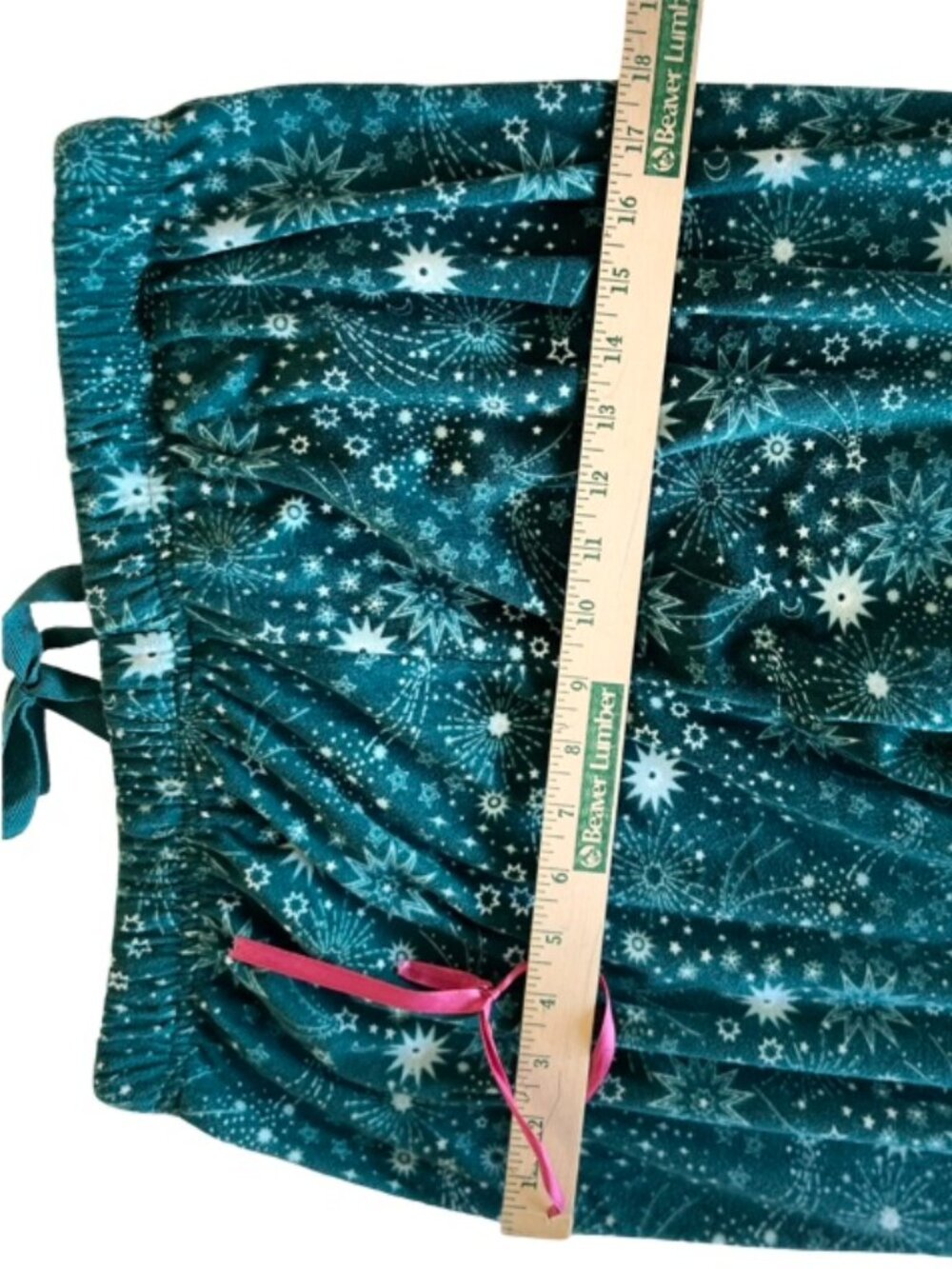 🌸4/$30🌸 George Teal Snowflake Pajama Set | Size L/G | Cozy Lounge Set ❄️ - Picture 4 of 10